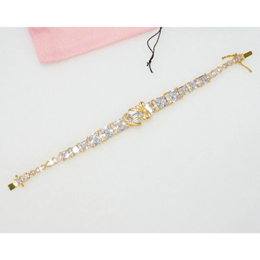 Kate Spade Pave Present Crystal Tennis Crystal Bracelet
